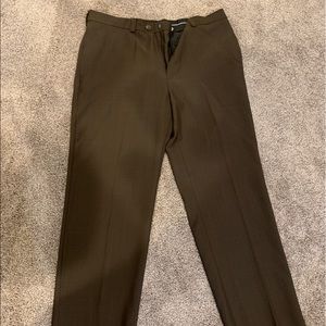 Brown Haggar classic fit pants